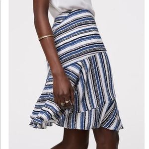 Loft Striped Skirt - Size 6